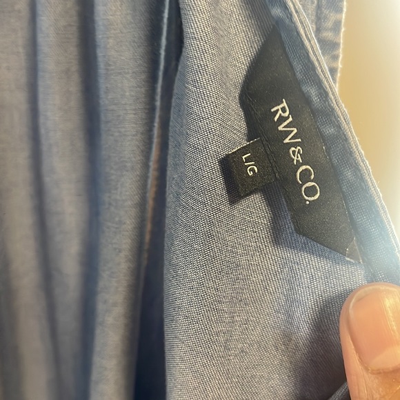 Blue denim looking shorts romper unworn in excellent condition. - Picture 5 of 6